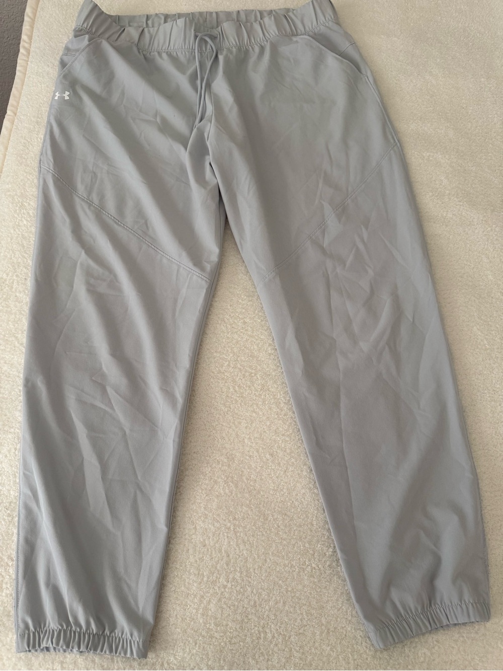 Under Armour Light Gray Men's Athletic Joggers